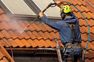 Démoussage et hydrofuge de toiture à Brèves